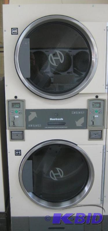 Huebsch Commercial Dryer Stack of Two Dryers