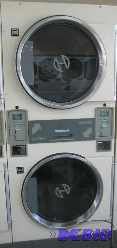Huebsch Commercial Dryer Stack of Two Dryers