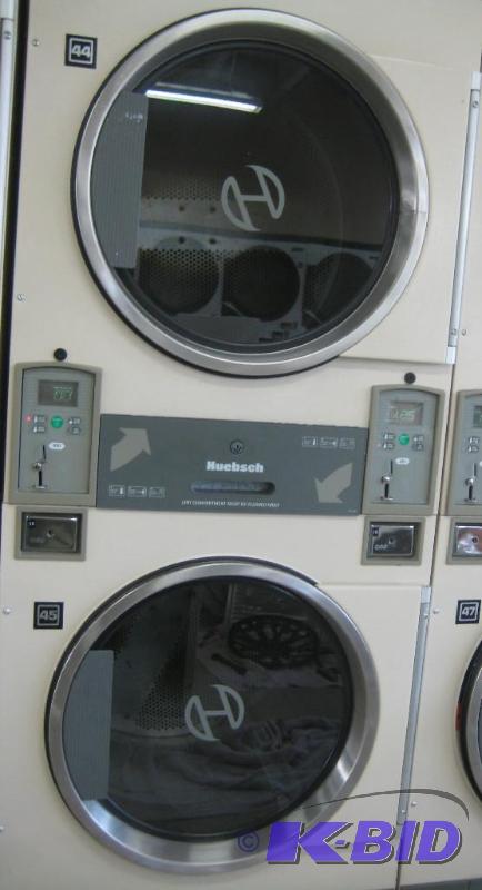 Huebsch Commercial Dryer Stack of Two Dryers