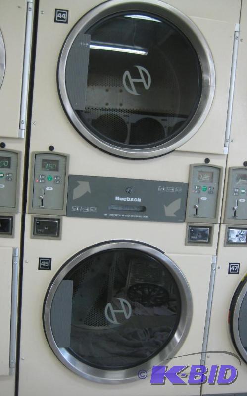 Huebsch Commercial Dryer Stack of Two Dryers