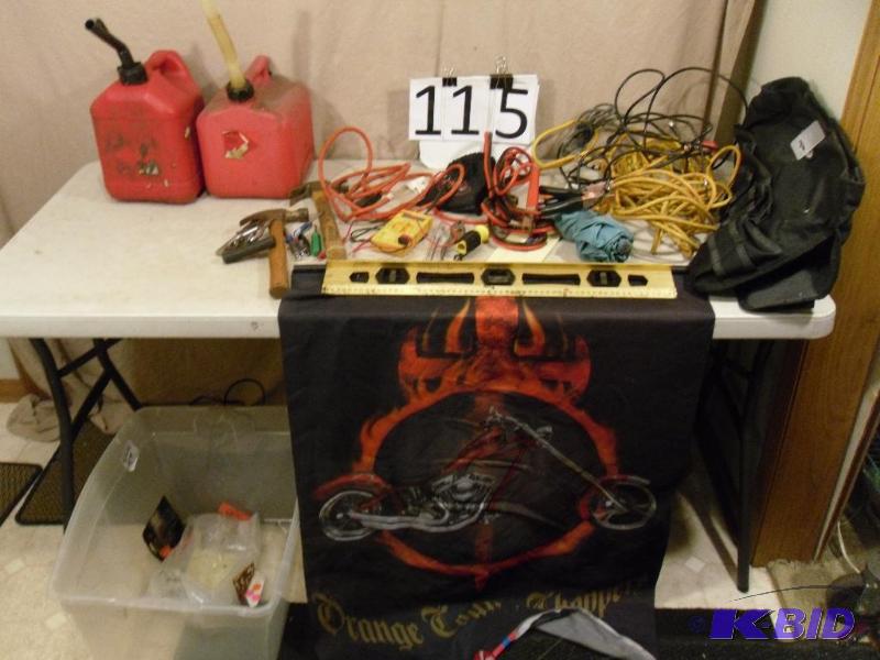 Jumper Cables, Extension Cord, Hand Tools,Ora...