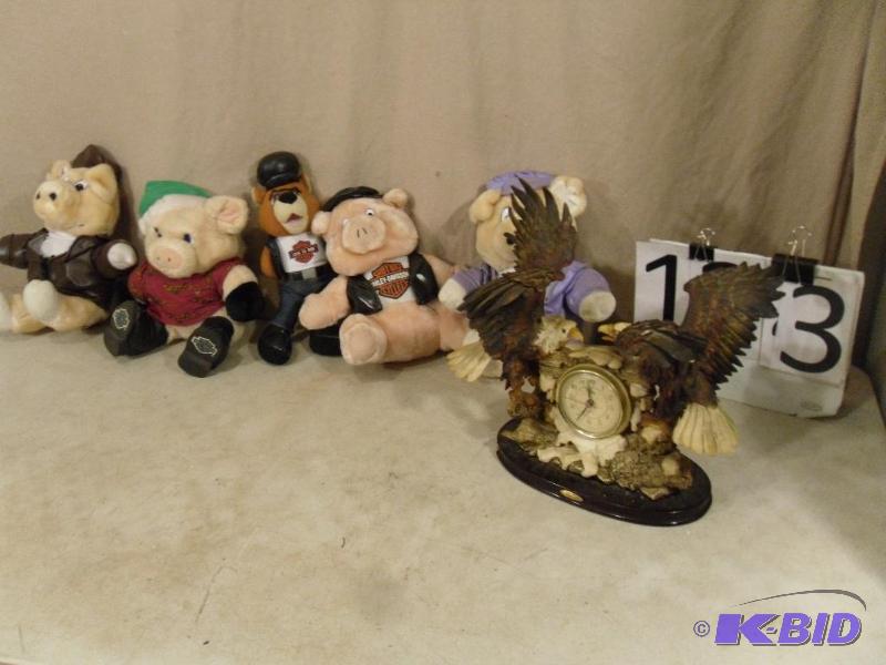Lot of Harley Davidson Stuffed Animals and La...