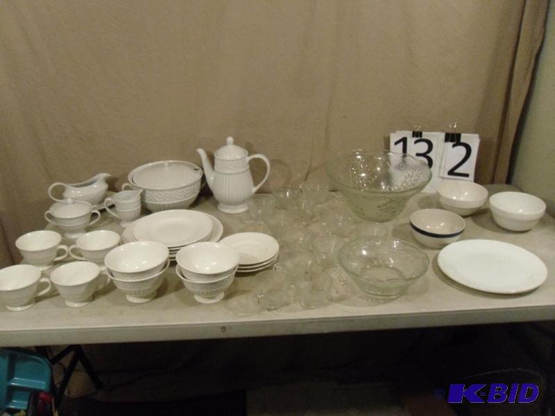 Assorted Gibson Dishes, Punch Bowl Set and Mo...
