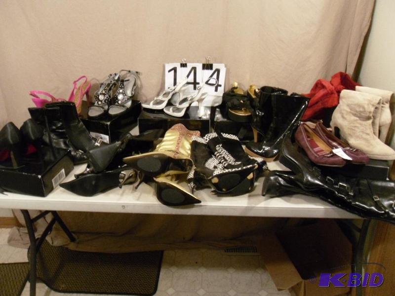 Lot of Assorted Womens Shoes and Boots. All a...