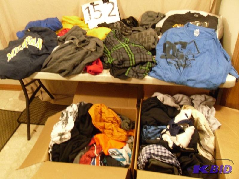 Large Lot of Assorted Mens Clothing. Styles, ...