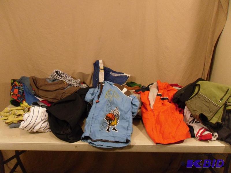 Lot of Boys Clothing. Styles, Sizes, and Cond...
