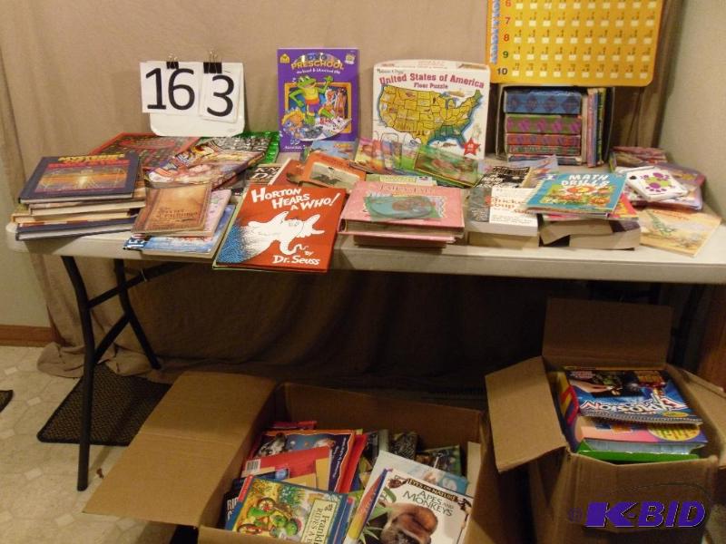 Large Lot of Kids Books and Learning Items. H...