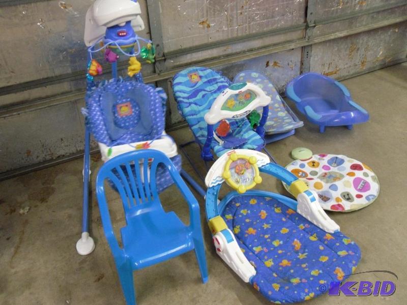 Lot of Assorted Baby Items. Fisher Price Aqua...