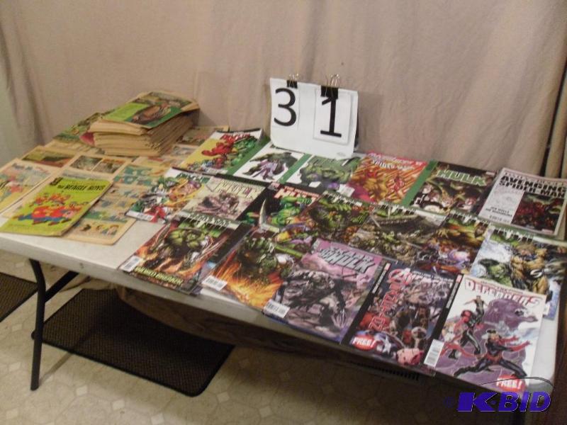 Large Lot (over 90) of Assorted Comic Books. ...