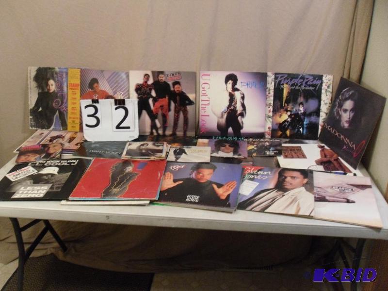 Lot of Assorted Records. Prince, Madonna, Kei...