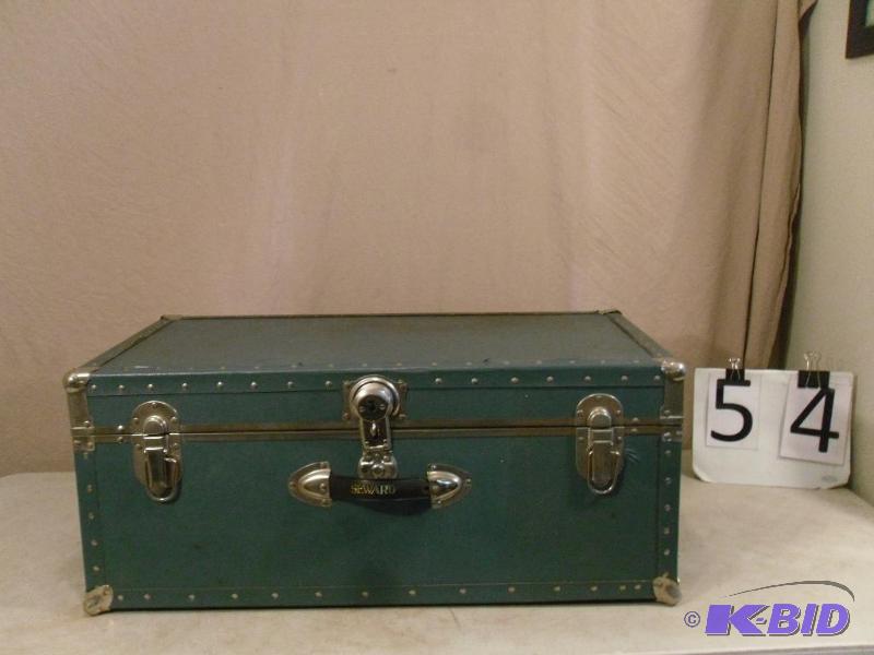 Light Blue Seward Trunk. Measures 30&quot x ...