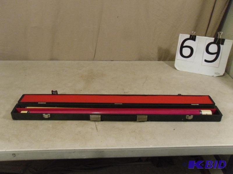 Pink Players Poll Stick in Case....