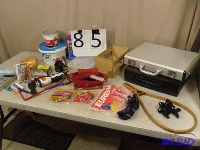 Aluminum Briefcase, Scissor Jack, New Vacuum ...