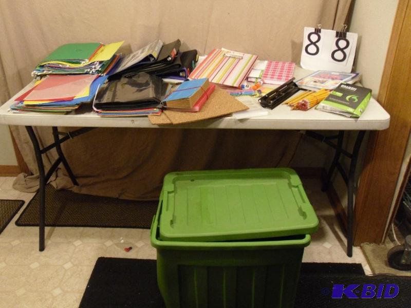 Lot of Office Supplies. Hanging Files, 3 Hole...