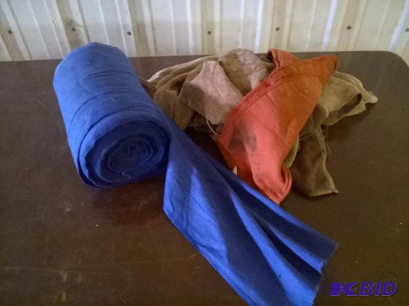 lot 105 image: Roll of Shop Rags, plus a few more