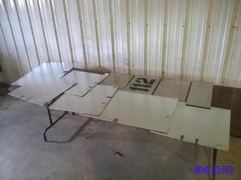 lot 107 image: Assorted Pieces of sheet metal