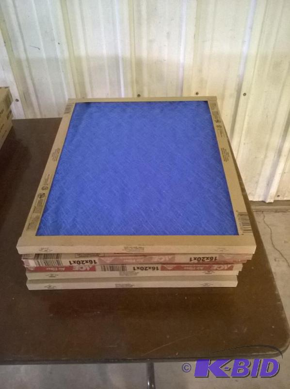 lot 108 image: 16x20x1in Furnace Filters, Lot of 6