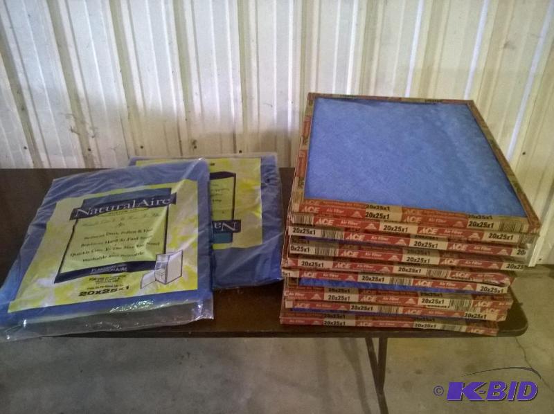 lot 110 image: Lot of 18 20x25x1in Furnace Filters