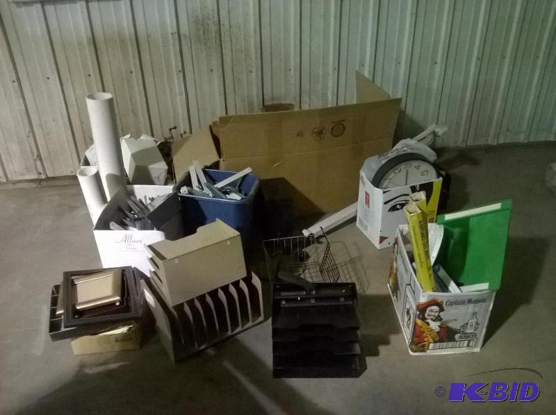 lot 234 image: Lot of Miscellaneous, office organizers, shelf brackets & more