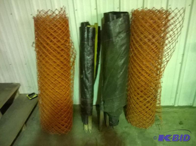lot 241 image: Orange & Black Fences