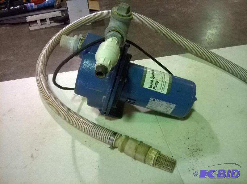 lot 25 image: Emerson Lawn Pump, 1.5hp 1.25in