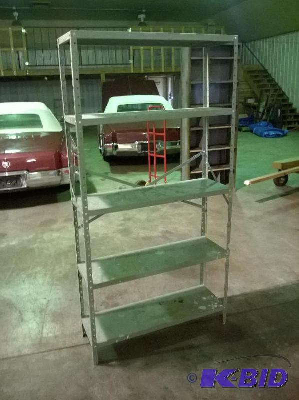 lot 35 image: 36in x 12in x 70in Shelf Green