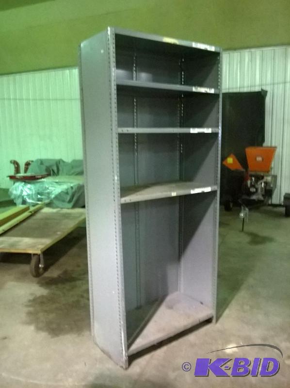 lot 36 image: 36in x 18in x 85in Shelf Gray