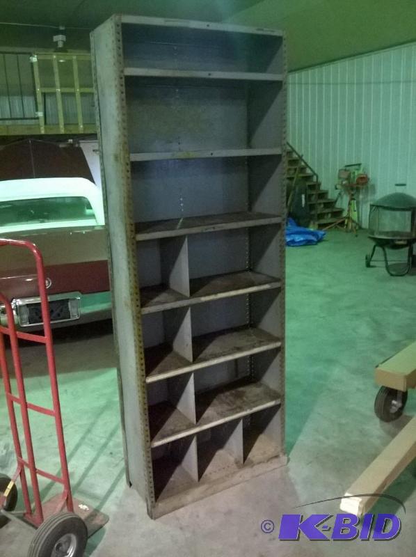 lot 37 image: 30in x 12in x 82in Shelf Gray