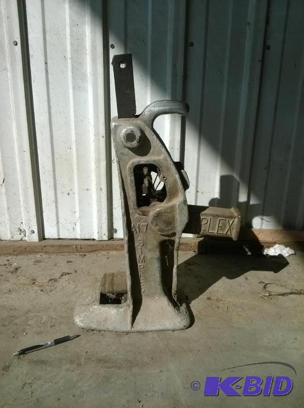 lot 67 image: Large Jack, no handle, simplex A17