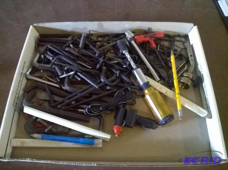 lot 87 image: Large Lot of Allen Wrenches & Other Goodies