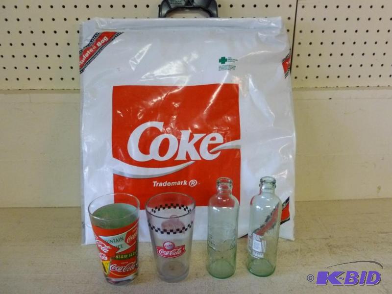 lot 149 image: This lot consists of two Coca-Cola soda glass...