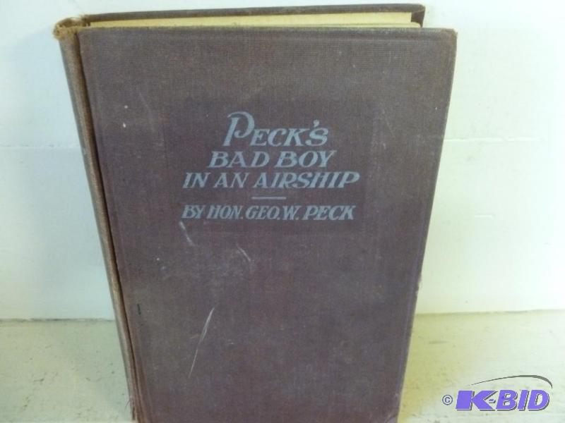 lot 155 image: Antique Book - Pecks Bad Boy In An Airship&n...