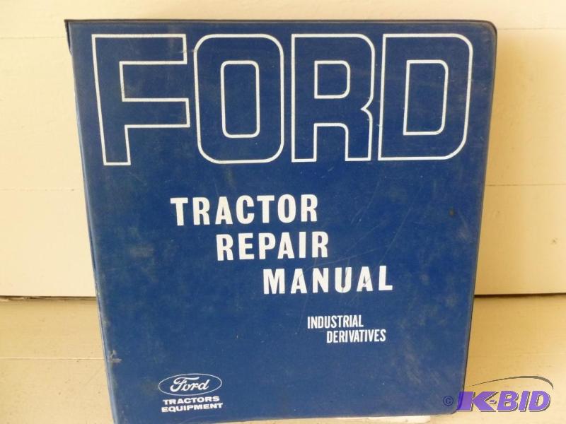 lot 173 image: Vintage 1968 Ford Tractor Repair Manual....