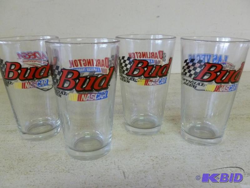 lot 26 image: A set of four&nbspBud - NASCAR&nbspSpeedway...