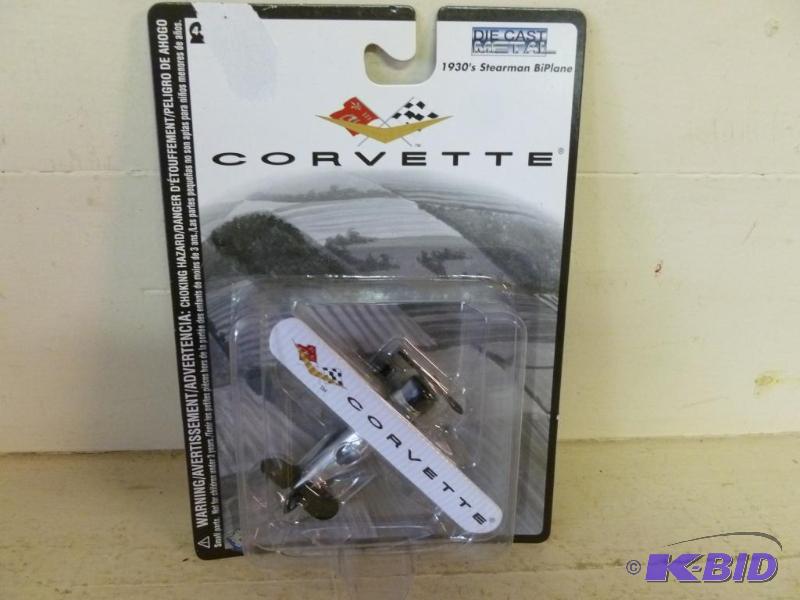lot 38 image: Gearbox Toys 1930s Stearman - Corvette die c...