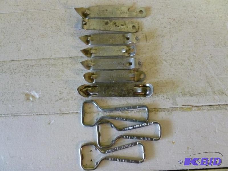 lot 50 image: Large lot of ten vintage bottle openers, Hamm...