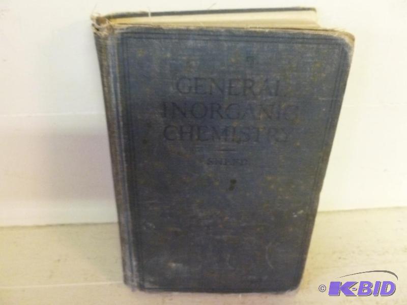 lot 64 image: Antique Book - General Inorganic Chemistry - ...