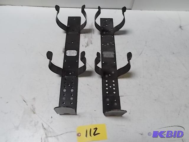 lot 112 image: (22) Air Tank Racks, Brackets, & Misc....