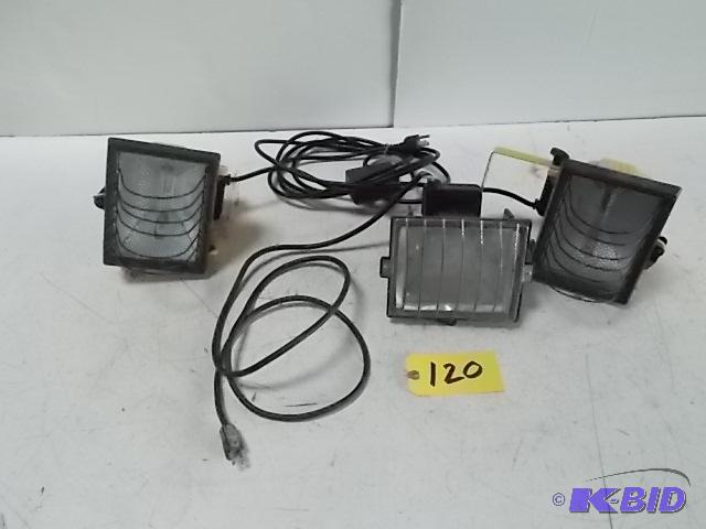 lot 120 image: (3) Asstd Work Lights...