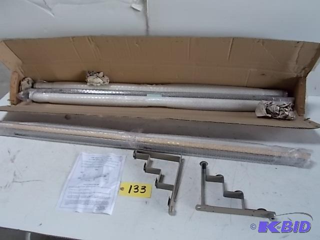 lot 133 image: (3) Pull Down Maps with Bracket, New Bidding ...