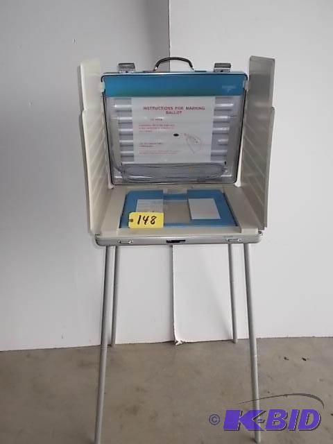 lot 148 image: (12) Computer Election Systems Portable Votin...