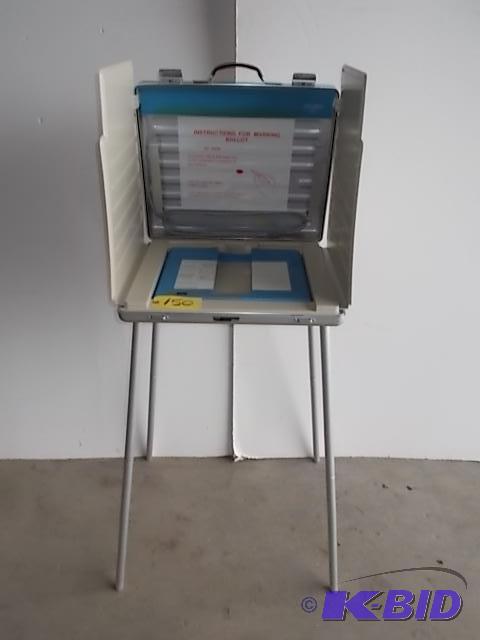 lot 150 image: (11) Computer Election Systems Portable Votin...