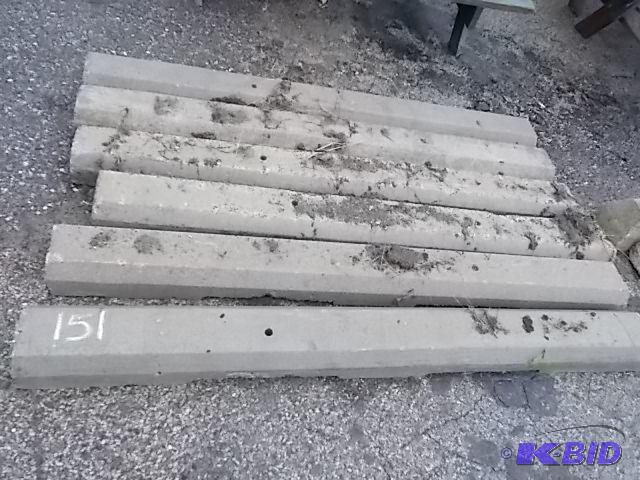 lot 151 image: (6) 7 Parking Curbs...