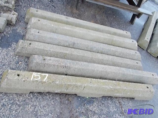 lot 157 image: (6) 7 Parking Curbs...