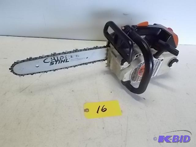 lot 16 image: Stihl MS200T 14" Chainsaw, Works...