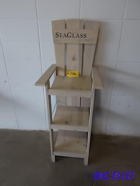 lot 176 image: 56" Seaglass Wines Display...