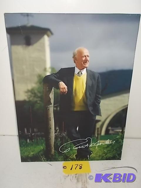 lot 178 image: Robert Mondavi&nbspPrint, 18 x 24...