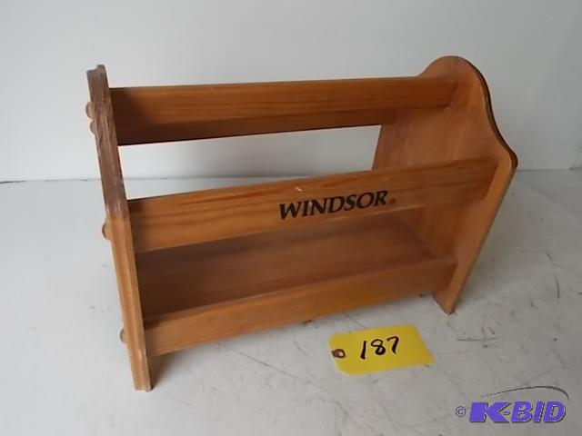 lot 187 image: Windsor Magazine Rack...