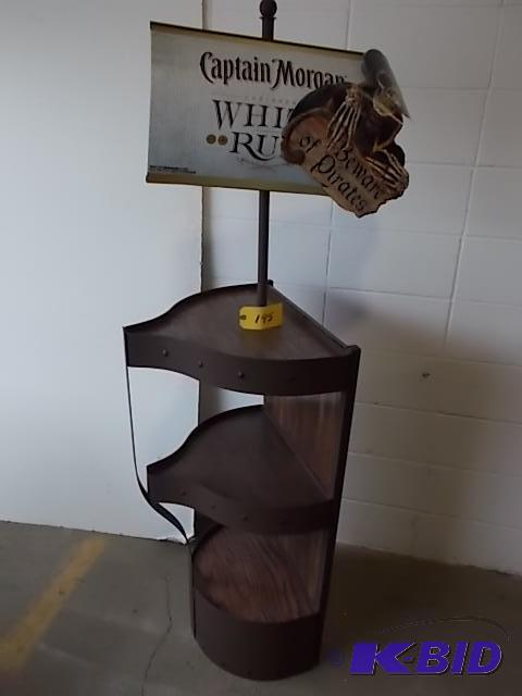 lot 195 image: 58" Capt Morgan Display...