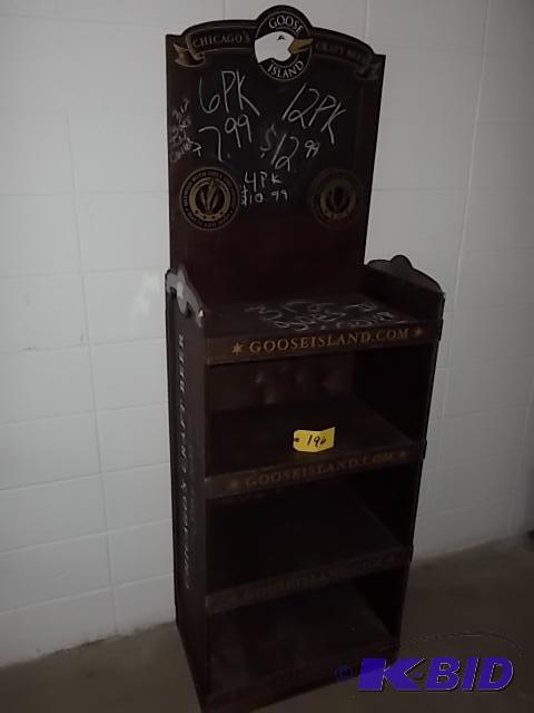 lot 196 image: 75" Goose Island Display...